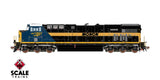 ScaleTrains SXT39935 GE ES44AH, CSX/Heritage/Monon/MON #1897 DCC & Sound HO Scale