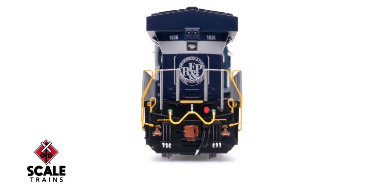 Scaletrains SXT39937 GE ES44AH - CSX/Heritage/Richmond, Fredericksburg & Potomac/RFP #1836 - ESU v5.0 DCC & Sound HO Scale