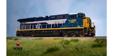 Scaletrains SXT39937 GE ES44AH - CSX/Heritage/Richmond, Fredericksburg & Potomac/RFP #1836 - ESU v5.0 DCC & Sound HO Scale