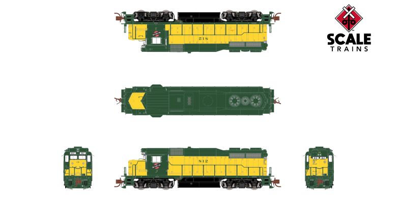 ScaleTrains SXT39945 EMD GP30, Chicago & NorthWestern/”OY” Scheme #819 DCC & Sound N Scale