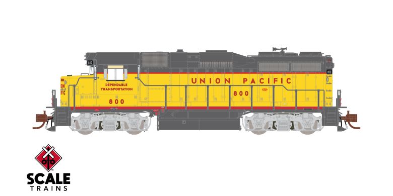 ScaleTrains SXT39997 EMD GP30, Union Pacific/Dependable Transportation #812 DCC & Sound N Scale