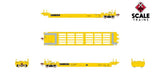 Scaletrains SXT40082 PS-Trinity Backpacker Well Car Set (5) Trailer Train/As-Delivered #64069 HO Scale