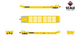 Scaletrains SXT40085 PS-Trinity Backpacker Well Car Set (5) Trailer Train/Speed Logo/Patched #64037 HO Scale