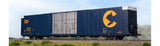 Scaletrains SXT40098 Thrall 86' High-Cube Double-Plug-Door Boxcar, Chessie System/Unpainted Aluminum Doors/CHSY C&O #493563 HO Scale