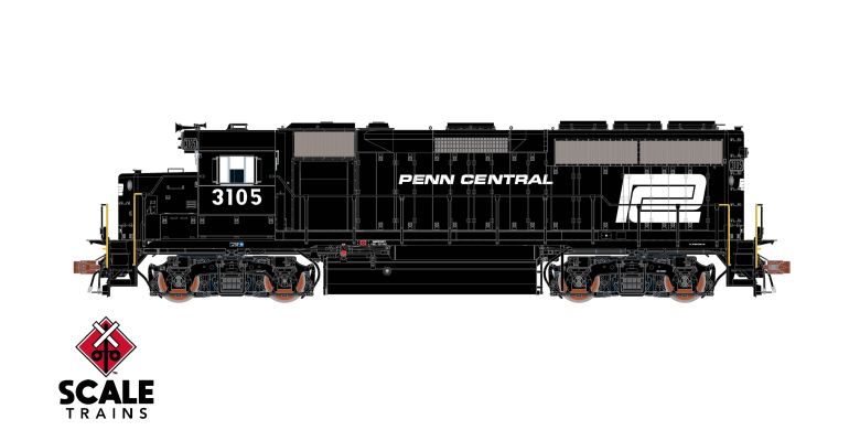 Scaletrains Rivet Counter SXT40217 EMD GP40 Phase IIb, PC Penn Central #3146 HO Scale