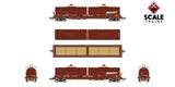 Scaletrains SXT40276 Thrall 48' 2-Hood Coil Steel Car BNSF/Wedge Hoods #534219 HO Scale