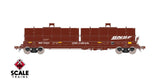 Scaletrains SXT40276 Thrall 48' 2-Hood Coil Steel Car BNSF/Wedge Hoods #534219 HO Scale