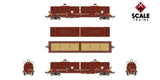 Scaletrains SXT40275 Thrall 48' 2-Hood Coil Steel Car BNSF/Circle-Cross Hoods #534217 HO Scale