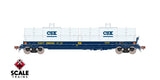 Scaletrains SXT40282 Thrall 48' 2-Hood Coil Steel Car CSX/White Hoods #496067 HO Scale