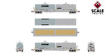 Scaletrains SXT40303 Thrall 48' 2-Hood Coil Steel Car Norfolk Southern/Mismatched Thoroughbred Logo Hoods #168483 HO Scale