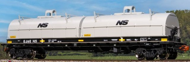 Scaletrains SXT40307 Thrall 48' 2-Hood Coil Steel Car Elgin Joliet & Eastern/Non-Standard NS Hoods #7425 HO Scale