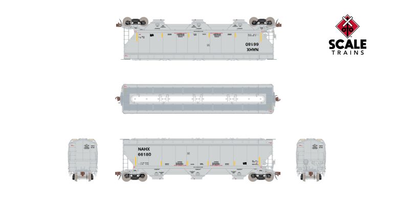 Scaletrains SXT40334 5188 Covered Hopper, NAHX/High Reporting Marks #66195 HO Scale