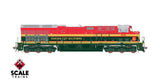 ScaleTrains SXT40376 Scale GE ET44AC, Kansas City Southern/Belle #5016 DCC & Sound HO Scale