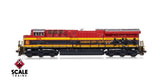 ScaleTrains SXT40376 Scale GE ET44AC, Kansas City Southern/Belle #5016 DCC & Sound HO Scale