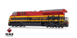 ScaleTrains SXT40376 Scale GE ET44AC, Kansas City Southern/Belle #5016 DCC & Sound HO Scale