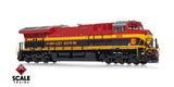 ScaleTrains SXT40376 Scale GE ET44AC, Kansas City Southern/Belle #5016 DCC & Sound HO Scale