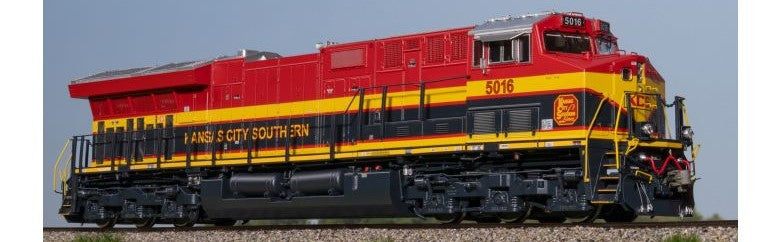 ScaleTrains SXT40376 Scale GE ET44AC, Kansas City Southern/Belle #5016 DCC & Sound HO Scale