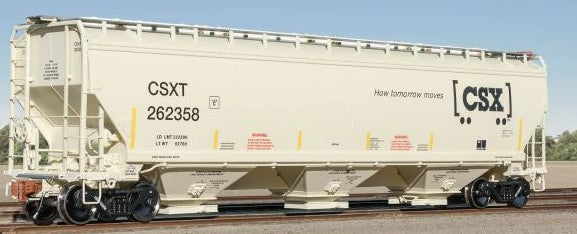 Scaletrains SXT40401 5188 Covered Hopper, CSX/Boxcar Logo #262090 HO Scale