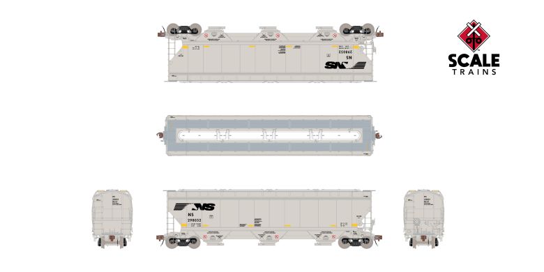 Scaletrains SXT40409 5188 Covered Hopper, Norfolk Southern/Horsehead #298309 HO Scale