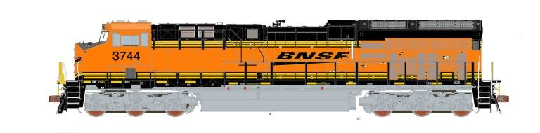 ScaleTrains SXT40415 GE ET44C4, BNSF/Heritage III #3750 DCC & Sound HO Scale