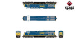 Scaletrains Rivet Counter SXT40443 GE ET44AH, CSX/YN3 Boxcar Logo/DP Sticker #3399 DCC & Sound N Scale