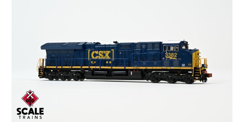 Scaletrains Rivet Counter SXT40441 GE ET44AH, CSX/YN3 Boxcar Logo/DP Sticker #3382 DCC & Sound N Scale