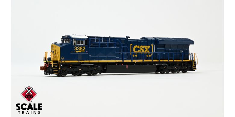 Scaletrains Rivet Counter SXT40443 GE ET44AH, CSX/YN3 Boxcar Logo/DP Sticker #3399 DCC & Sound N Scale