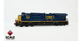 Scaletrains Rivet Counter SXT40441 GE ET44AH, CSX/YN3 Boxcar Logo/DP Sticker #3382 DCC & Sound N Scale