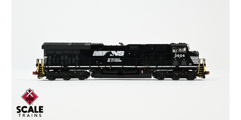 Scaletrains Rivet Counter SXT40447 GE ET44AC, Norfolk Southern/Horsehead/Standard NS Numbers #3636 DCC & Sound N Scale