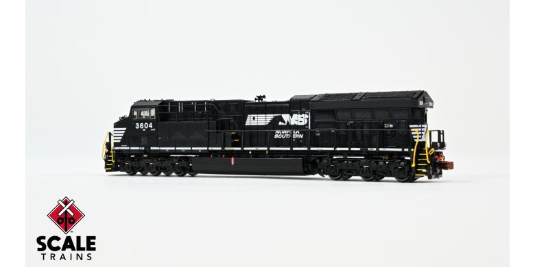 Scaletrains Rivet Counter SXT40447 GE ET44AC, Norfolk Southern/Horsehead/Standard NS Numbers #3636 DCC & Sound N Scale