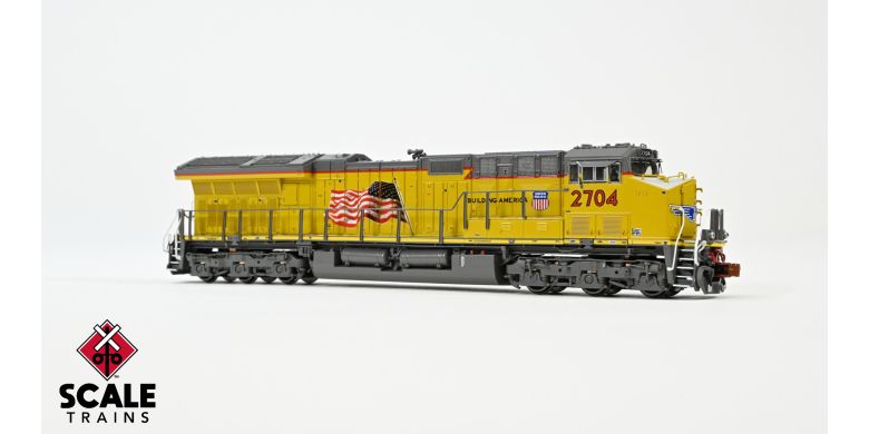 Scaletrains Rivet Counter SXT40451 GE C45AH, Union Pacific/Building America #2727 DCC & Sound N Scale