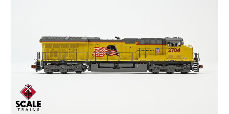 Scaletrains Rivet Counter SXT40451 GE C45AH, Union Pacific/Building America #2727 DCC & Sound N Scale