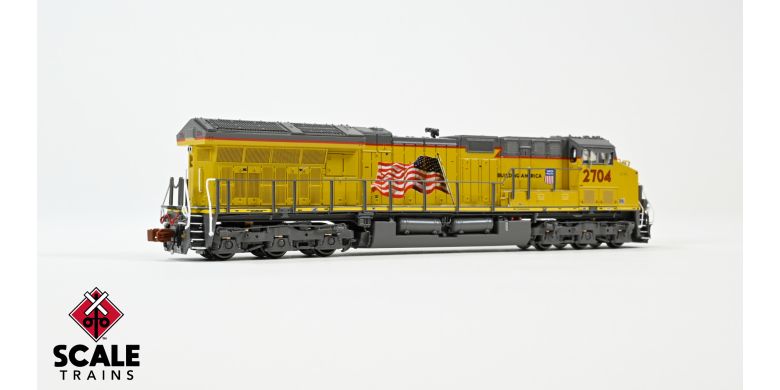 Scaletrains Rivet Counter SXT40449 GE C45AH, Union Pacific/Building America #2704 DCC & Sound N Scale