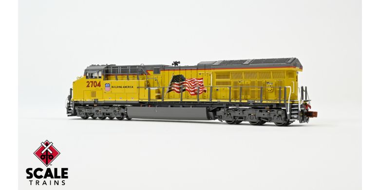 Scaletrains Rivet Counter SXT40449 GE C45AH, Union Pacific/Building America #2704 DCC & Sound N Scale