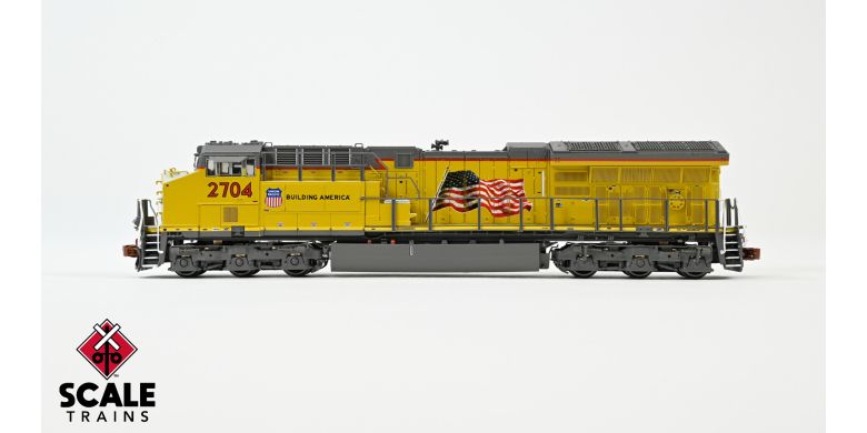 Scaletrains Rivet Counter SXT40451 GE C45AH, Union Pacific/Building America #2727 DCC & Sound N Scale