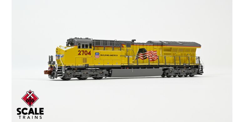 Scaletrains Rivet Counter SXT40449 GE C45AH, Union Pacific/Building America #2704 DCC & Sound N Scale