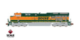 Scaletrains Rivet Counter SXT40453 GE ET44C4, BNSF/Heritage I #3707 DCC & Sound N Scale