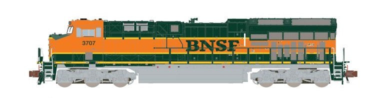 ScaleTrains SXT40491 GE ET44C4, BNSF/Heritage I #3712 DCC & Sound HO Scale