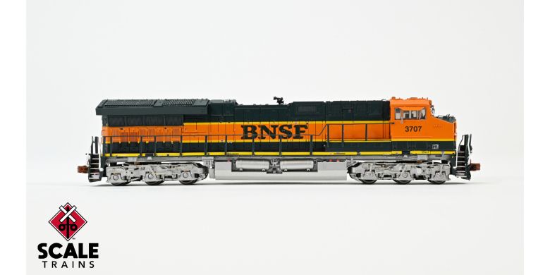 Scaletrains Rivet Counter SXT40455 GE ET44C4, BNSF/Heritage I #3712 DCC & Sound N Scale