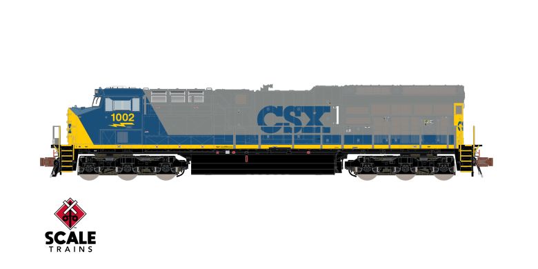 Scaletrains Rivet Counter SXT40465 GE ET44AH, CSX/YN2 #1002 DCC & Sound N Scale