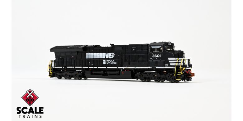 Scaletrains Rivet Counter SXT40477 GE ET44AC, Norfolk Southern/Thoroughbred #3601 DCC & Sound N Scale