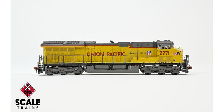 Scaletrains Rivet Counter SXT40487 GE C45AH, Union Pacific/New Small Flag Scheme #2793 DCC & Sound N Scale