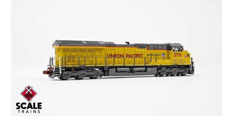 Scaletrains Rivet Counter SXT40483 GE C45AH, Union Pacific/New Small Flag Scheme #2771 DCC & Sound N Scale