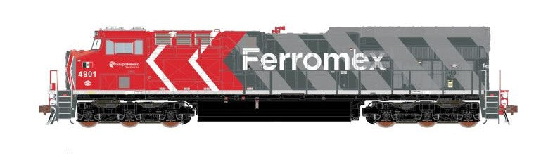 ScaleTrains SXT40509 GE ET44AC Ferromex/Zebra #4924 DCC & Sound HO Scale