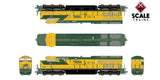 ScaleTrains SXT40573 GE ET44AH, Chicago & North Western/Operation Lifesaver #9136 DCC & Sound HO Scale