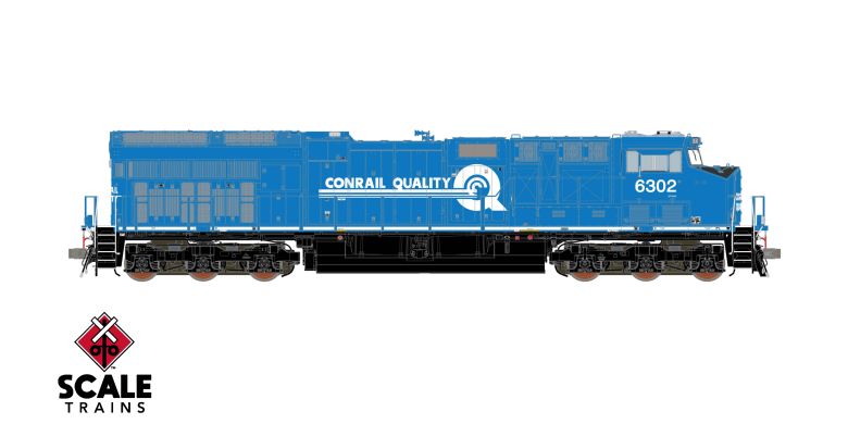 ScaleTrains SXT40581 GE ET44AC, Conrail/Quality #6329 DCC & Sound HO Scale