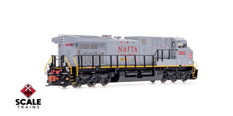 ScaleTrains SXT40609 GE AC4400CW, Kansas City Southern/NAFTA/Gray/KCS #2000 DCC & Sound N Scale