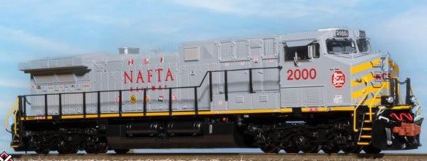 ScaleTrains SXT40609 GE AC4400CW, Kansas City Southern/NAFTA/Gray/KCS #2000 DCC & Sound N Scale