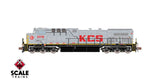 ScaleTrains SXT40617 GE AC4400CW, Kansas City Southern/Gray/KCS #2043 DCC & Sound N Scale
