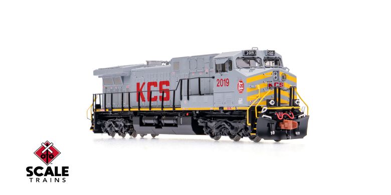 ScaleTrains SXT40617 GE AC4400CW, Kansas City Southern/Gray/KCS #2043 DCC & Sound N Scale